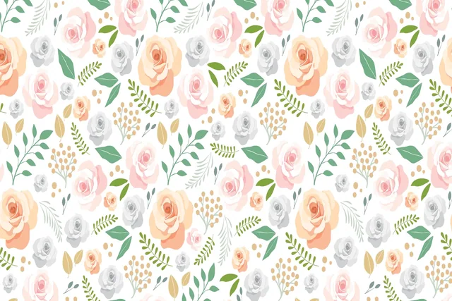 Floral photo booth backdrop